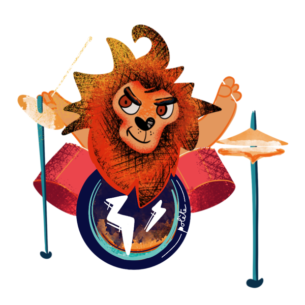 Lion Batteur
